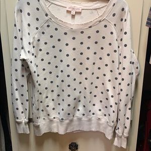 Distressed sweatshirt